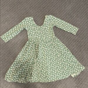 Alice + Ames green floral ballet dress